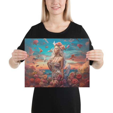 About my Brain Institute Wall Art 12″×16″ Aphrodite Goddess Canvas