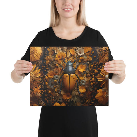 About my Brain Institute Wall Art 12″×16″ Beetle Spirit Animal Canvas