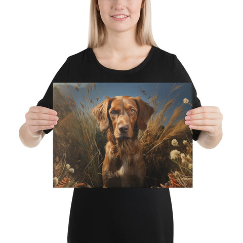 About my Brain Institute Wall Art 12″×16″ Dog Spirit Animal Canvas