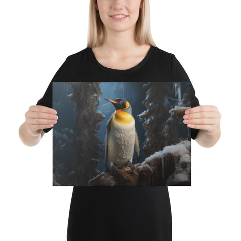 About my Brain Institute Wall Art 12″×16″ Emperor Penguin Spirit Animal Canvas