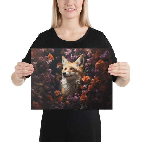 About my Brain Institute Wall Art 12″×16″ Fox Spirit Animal Canvas