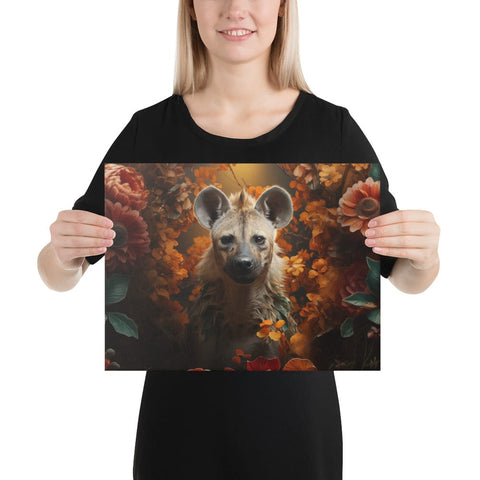 About my Brain Institute Wall Art 12″×16″ Hyena Spirit Animal Canvas