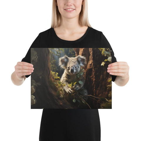 About my Brain Institute Wall Art 12″×16″ Koala Spirit Animal Canvas