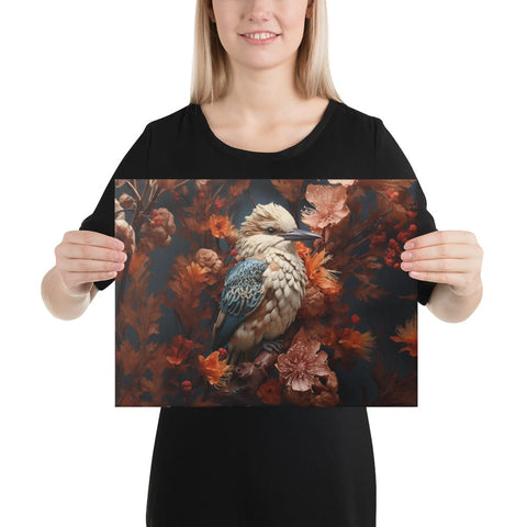 About my Brain Institute Wall Art 12″×16″ Kookaburra Spirit Animal Canvas