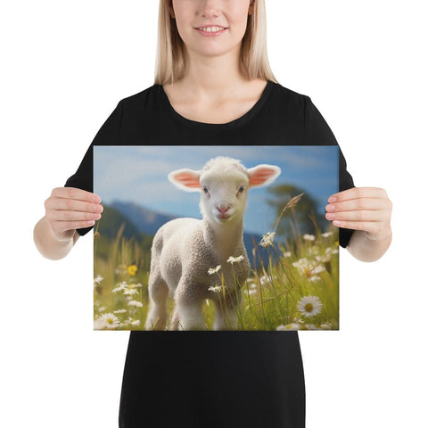 About my Brain Institute Wall Art 12″×16″ Lamb Spirit Animal Canvas