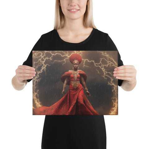 About my Brain Institute Wall Art 12″×16″ Oya Goddess Canvas