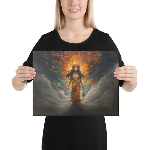 About my Brain Institute Wall Art 12″×16″ Pele Goddess Canvas