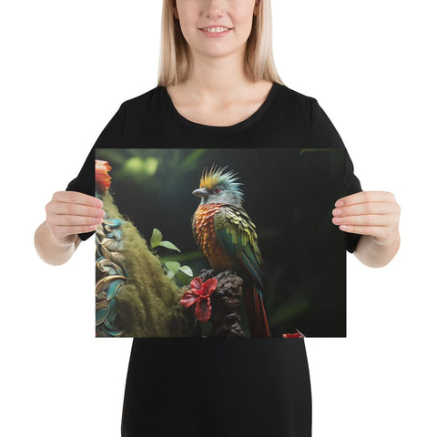 About my Brain Institute Wall Art 12″×16″ Quetzal Spirit Animal Canvas
