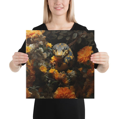 About my Brain Institute Wall Art 16″×16″ Anaconda Spirit Animal Canvas