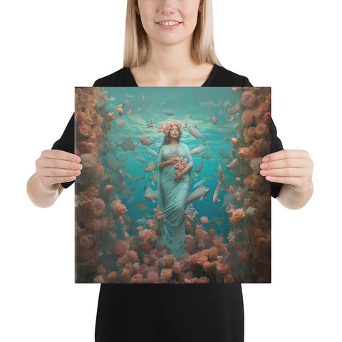 About my Brain Institute Wall Art 16″×16″ Atargatis Goddess Canvas