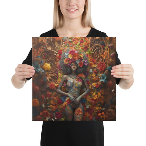 About my Brain Institute Wall Art 16″×16″ Ezili Goddess Canvas