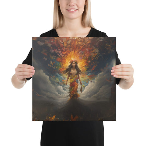 About my Brain Institute Wall Art 16″×16″ Pele Goddess Canvas