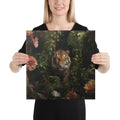 About my Brain Institute Wall Art 16″×16″ Tiger Spirit Animal Canvas