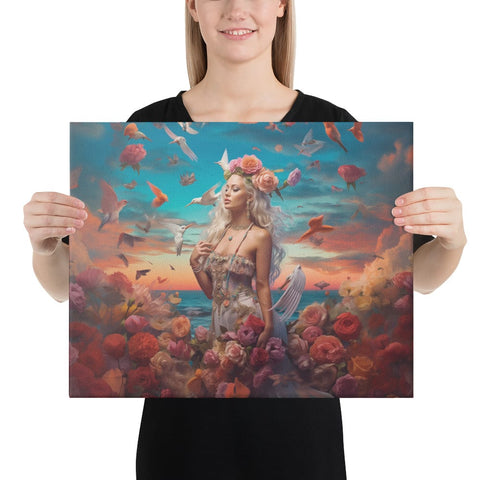 About my Brain Institute Wall Art 16″×20″ Aphrodite Goddess Canvas