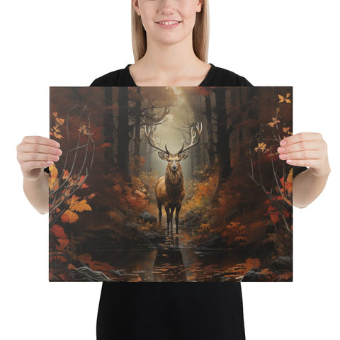 About my Brain Institute Wall Art 16″×20″ Elk Spirit Animal Canvas