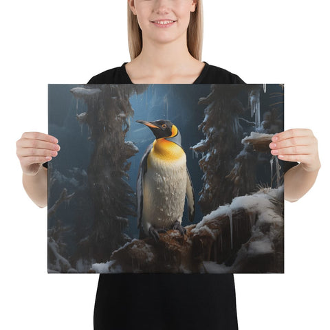 About my Brain Institute Wall Art 16″×20″ Emperor Penguin Spirit Animal Canvas