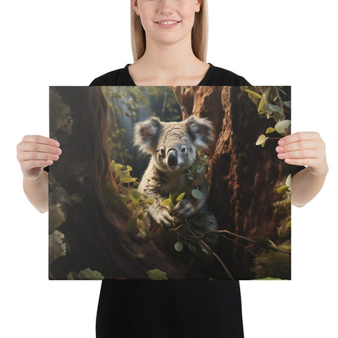 About my Brain Institute Wall Art 16″×20″ Koala Spirit Animal Canvas