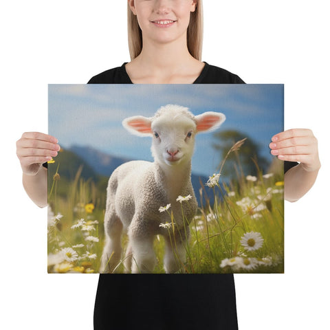 About my Brain Institute Wall Art 16″×20″ Lamb Spirit Animal Canvas