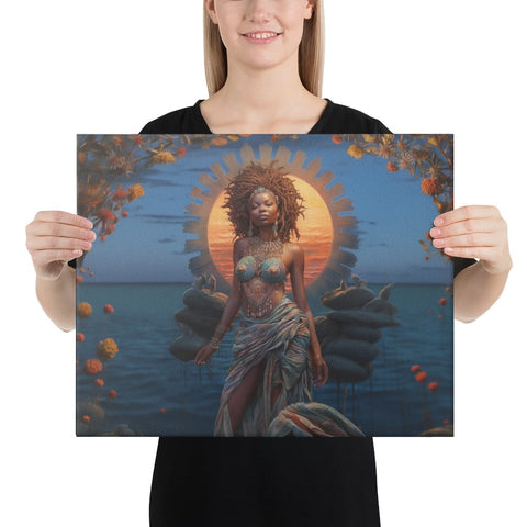 About my Brain Institute Wall Art 16″×20″ Mawu Goddess Canvas