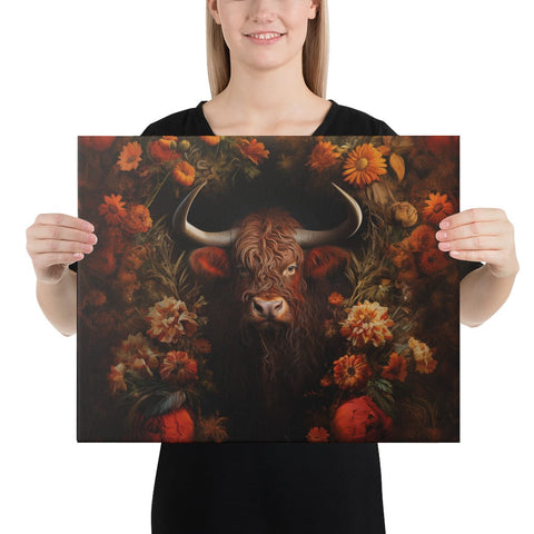 About my Brain Institute Wall Art 16″×20″ Ox Spirit Animal Canvas