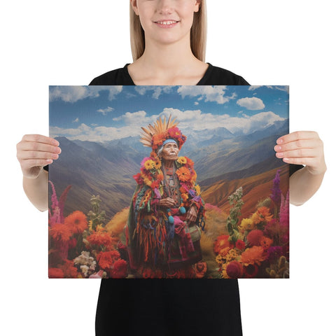 About my Brain Institute Wall Art 16″×20″ Pachamama Goddess Canvas