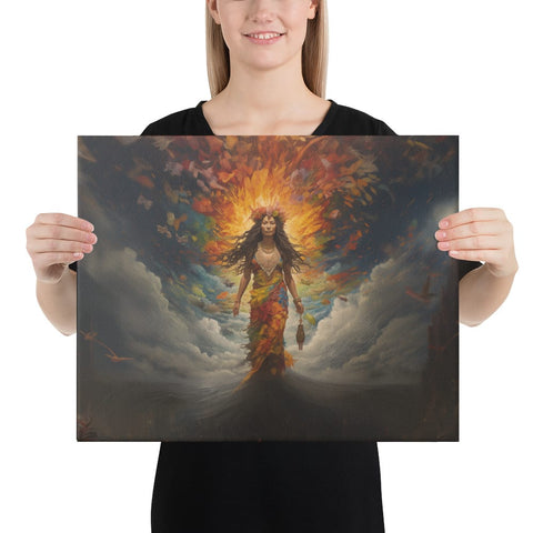 About my Brain Institute Wall Art 16″×20″ Pele Goddess Canvas
