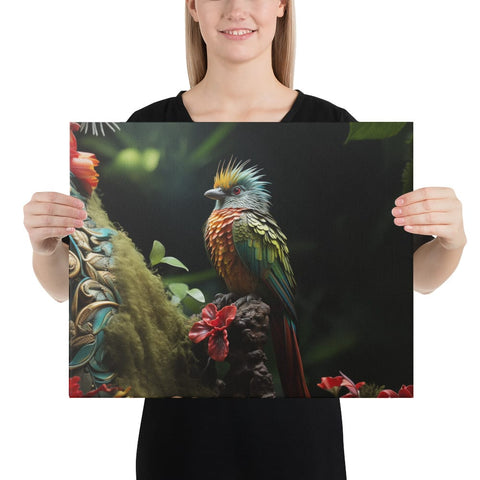 About my Brain Institute Wall Art 16″×20″ Quetzal Spirit Animal Canvas