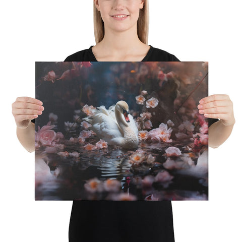 About my Brain Institute Wall Art 16″×20″ Swan Spirit Animal Canvas