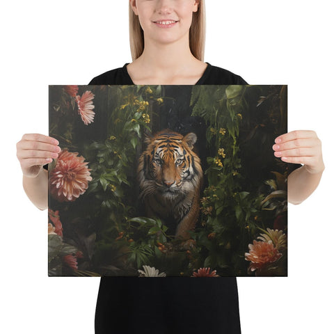 About my Brain Institute Wall Art 16″×20″ Tiger Spirit Animal Canvas