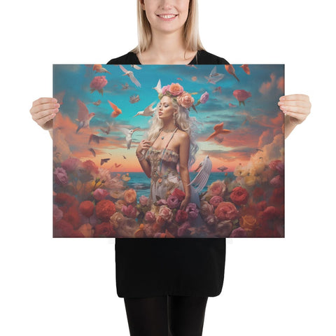 About my Brain Institute Wall Art 18″×24″ Aphrodite Goddess Canvas