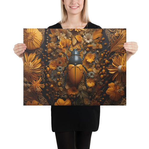 About my Brain Institute Wall Art 18″×24″ Beetle Spirit Animal Canvas