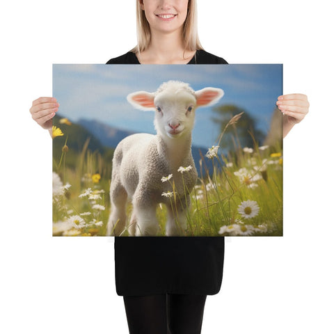 About my Brain Institute Wall Art 18″×24″ Lamb Spirit Animal Canvas