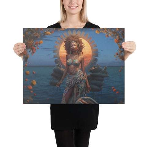 About my Brain Institute Wall Art 18″×24″ Mawu Goddess Canvas