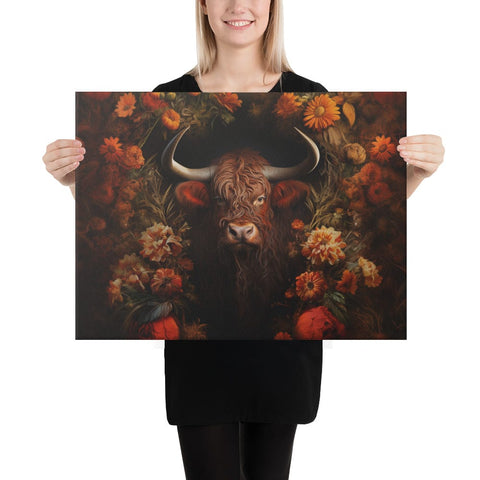 About my Brain Institute Wall Art 18″×24″ Ox Spirit Animal Canvas