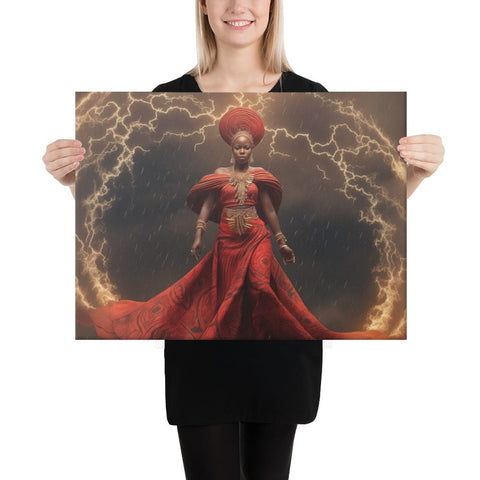 About my Brain Institute Wall Art 18″×24″ Oya Goddess Canvas