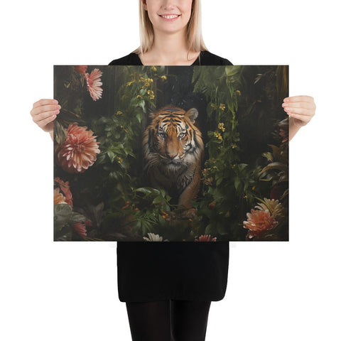 About my Brain Institute Wall Art 18″×24″ Tiger Spirit Animal Canvas