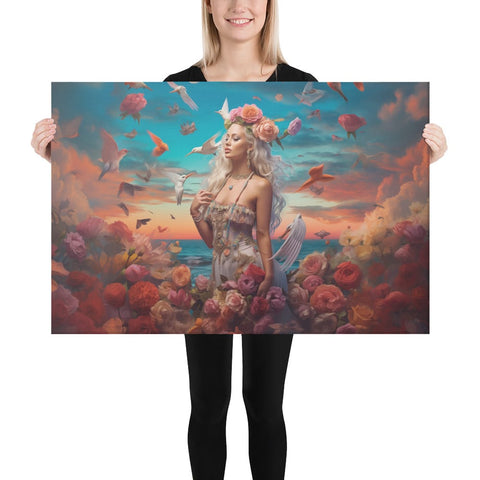 About my Brain Institute Wall Art 24″×36″ Aphrodite Goddess Canvas