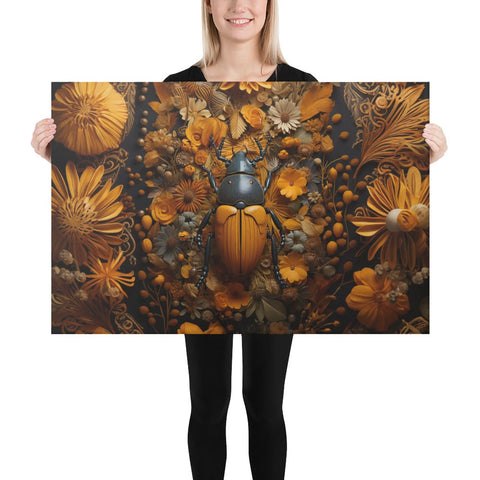About my Brain Institute Wall Art 24″×36″ Beetle Spirit Animal Canvas