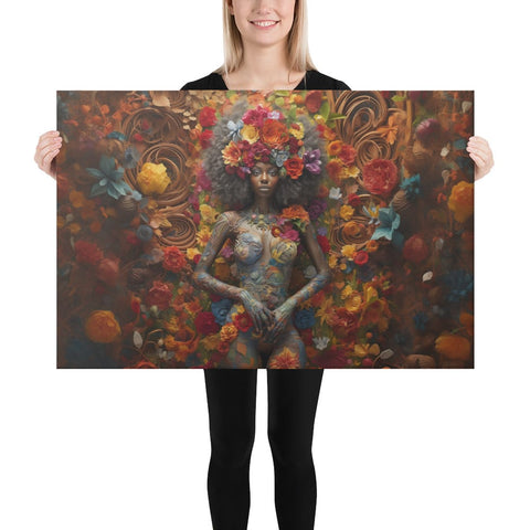 About my Brain Institute Wall Art 24″×36″ Ezili Goddess Canvas