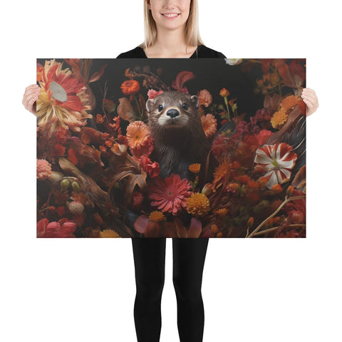 About my Brain Institute Wall Art 24″×36″ Otter Spirit Animal Canvas