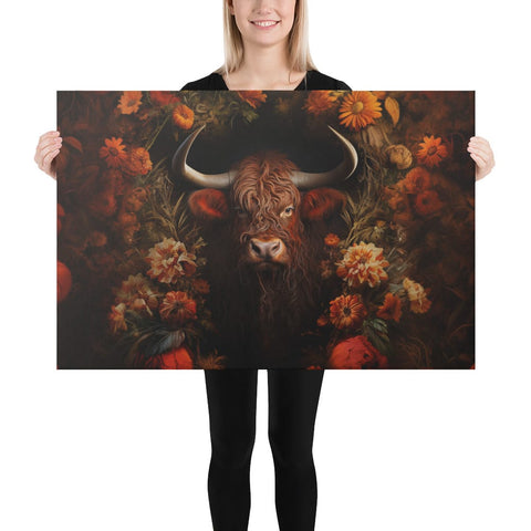 About my Brain Institute Wall Art 24″×36″ Ox Spirit Animal Canvas