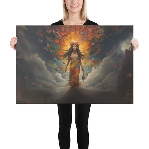 About my Brain Institute Wall Art 24″×36″ Pele Goddess Canvas
