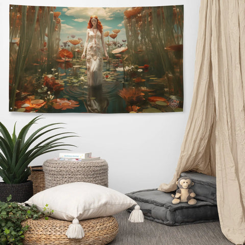 About my Brain Institute Wall Art Aine Goddess Flag Wall Art