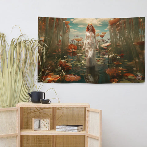 About my Brain Institute Wall Art Aine Goddess Flag Wall Art