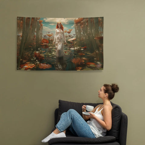 About my Brain Institute Wall Art Aine Goddess Flag Wall Art