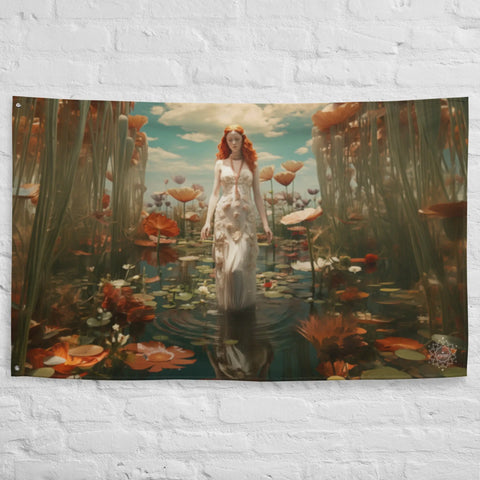 About my Brain Institute Wall Art Aine Goddess Flag Wall Art
