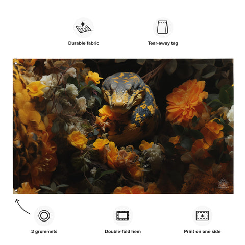 About my Brain Institute Wall Art Anaconda Spirit Animal Flag Wall Art