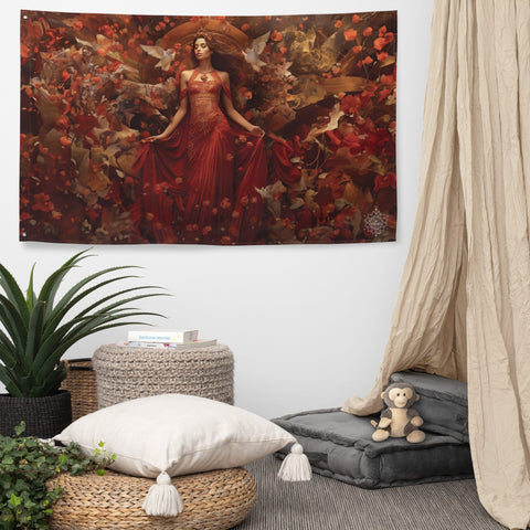 About my Brain Institute Wall Art Astarte Goddess Flag Wall Art