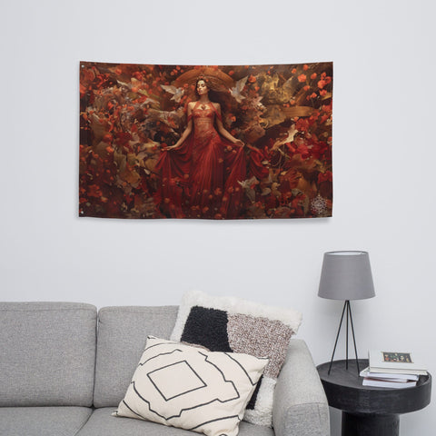 About my Brain Institute Wall Art Astarte Goddess Flag Wall Art