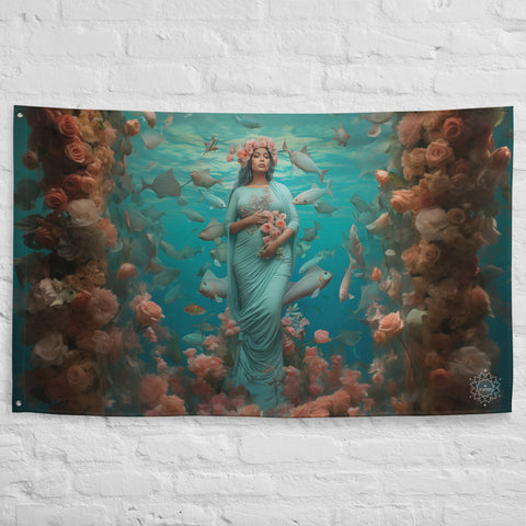 About my Brain Institute Wall Art Atargatis Goddess Flag Wall Art